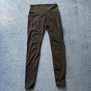 Popflex Pet Hair Resistant High Waisted Leggings Black L 31” inseam